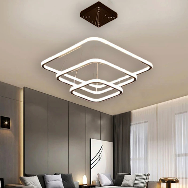 لوستر مدرن مدل مربع کد h2